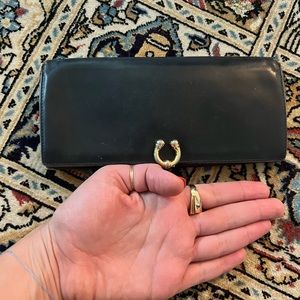 Vintage leather Gucci wallet